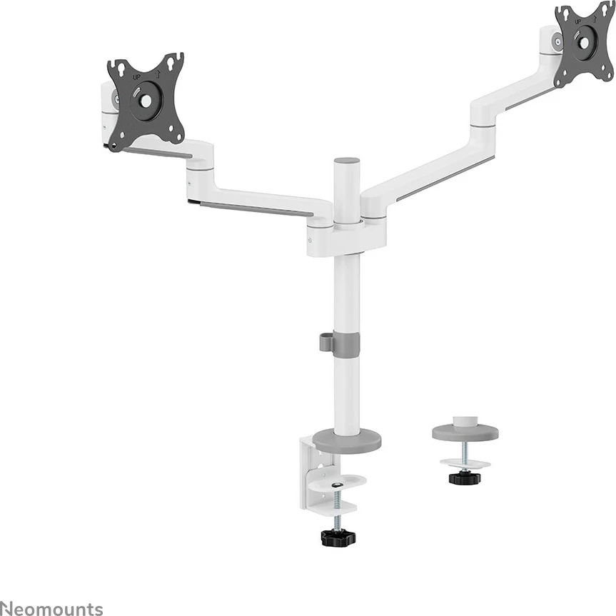 Namizni nosilec za zaslon 17-27", Newstar DS60-425WH2, bel