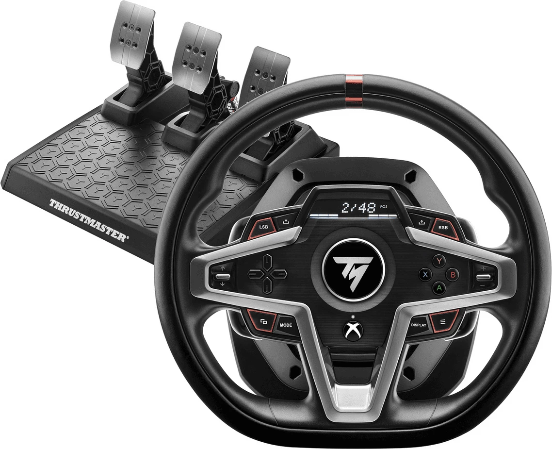 Dirkalni volan s 3 pedali Thrustmaster T248 4460182, za Xbox, črn