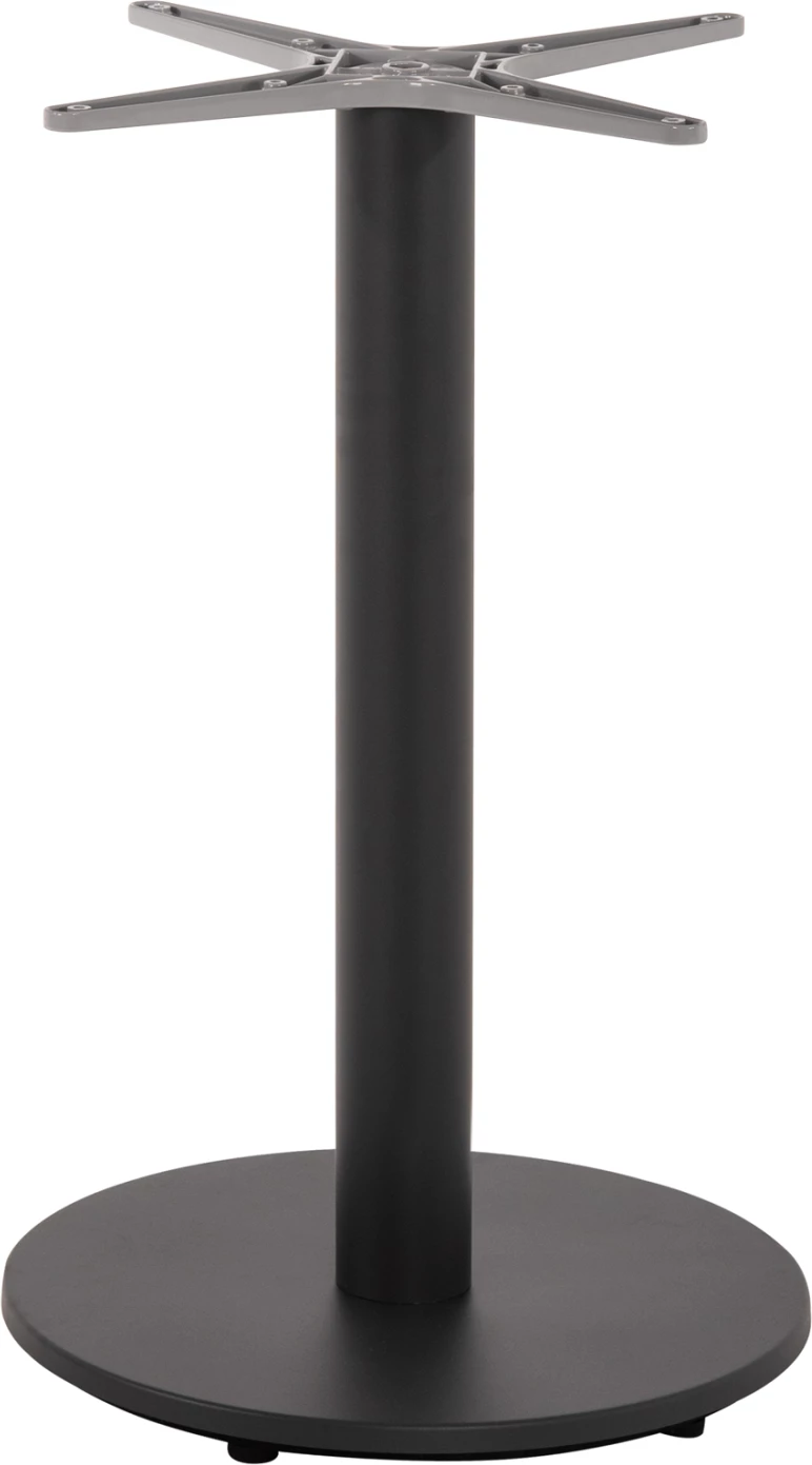 Osnova za mizo iz aluminija FH476.20 okrogla v sivi barvi 48x48cm križ Φ45Χ73Hcm