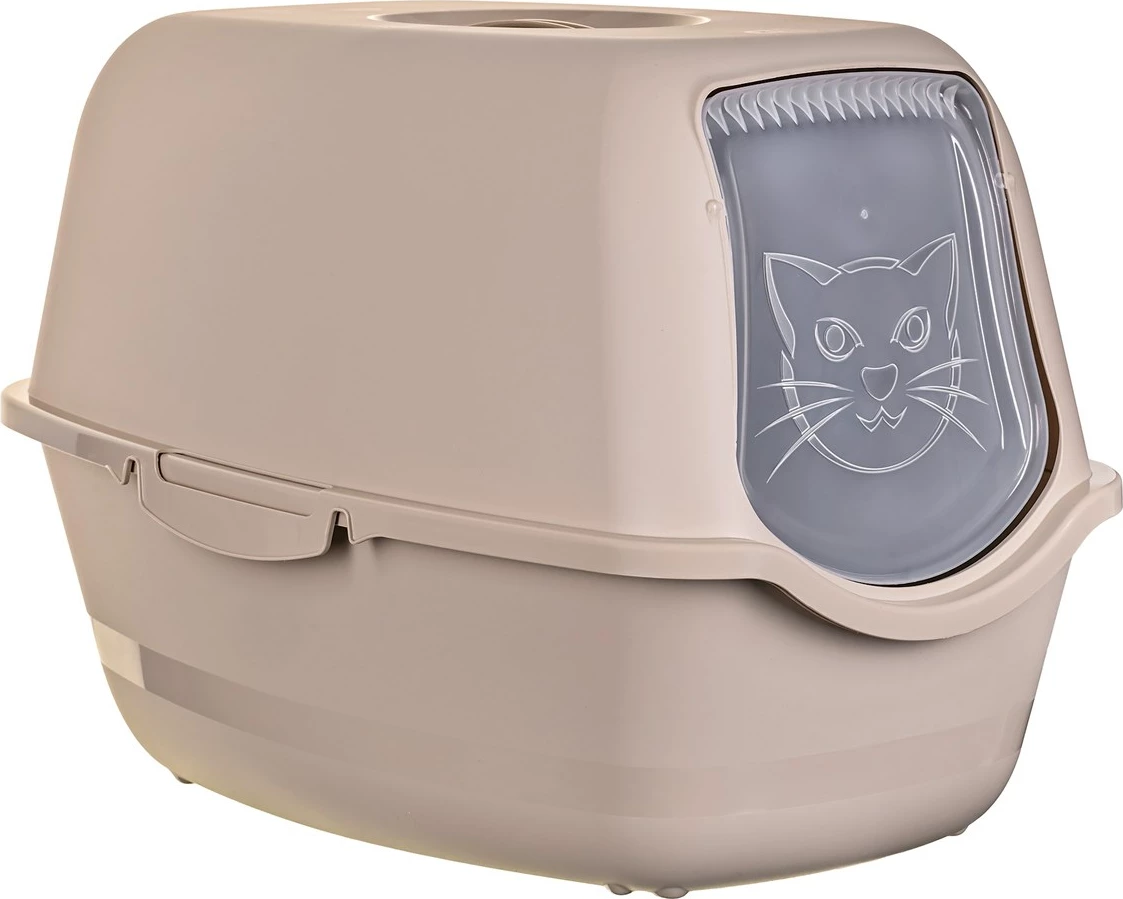 Kanta za mačke DIAMENTIQ BAYA, plastična, 55,5 x 40 x 38,7 cm, bež