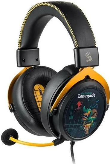 Slušalke A4Tech Bloody M595, USB, virtual 7.1, mikrofon AI-ENC, črne