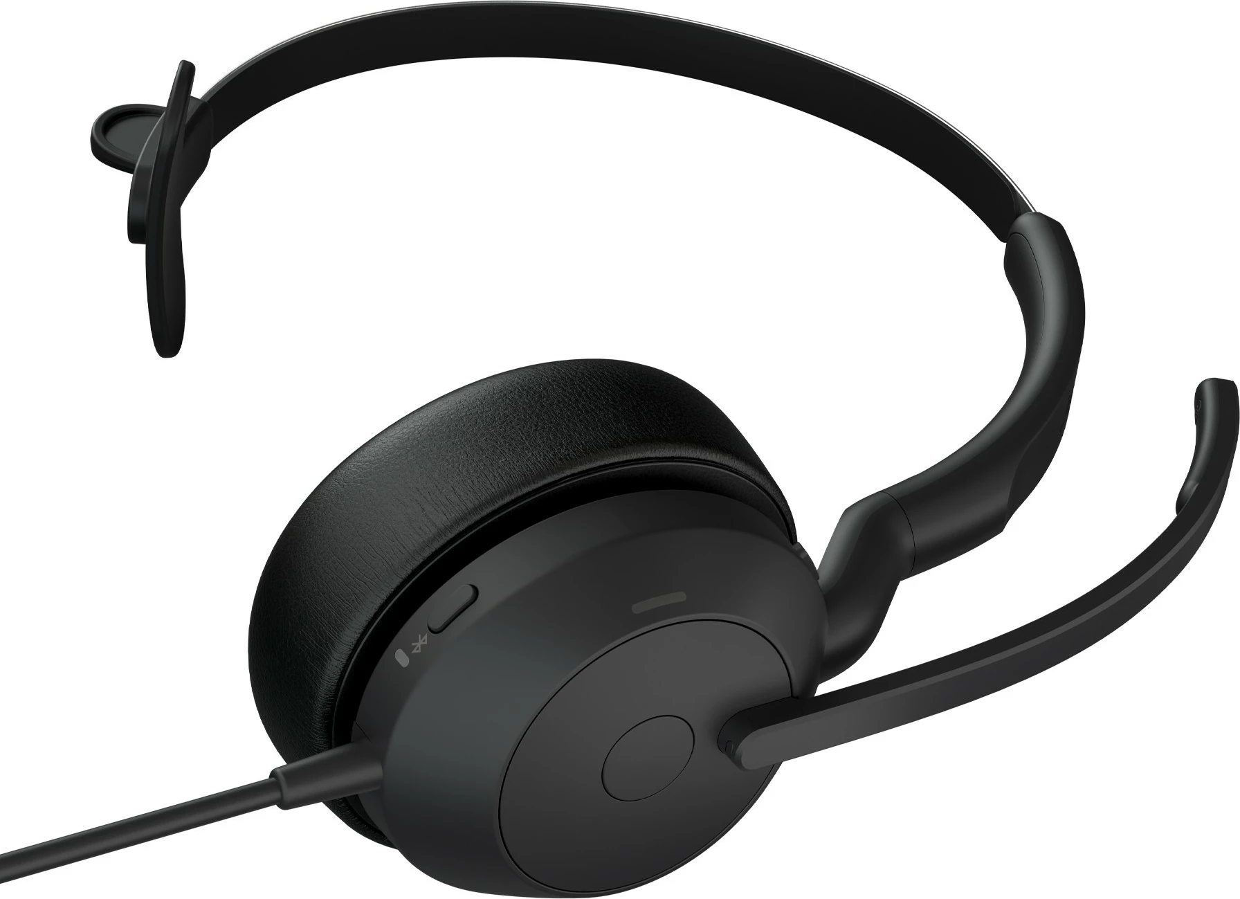 Slušalke z mikrofonom Jabra Evolve2 50, USB-C UC Mono, žične, pisarna/klicni center, 20 - 20000 Hz, 99 g, črne