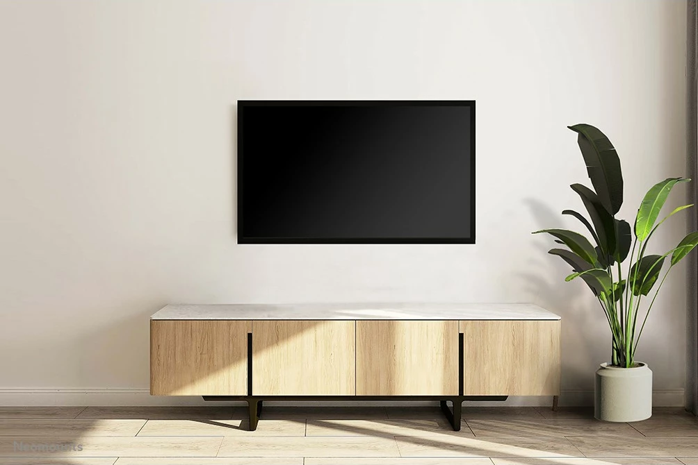 Stenski nosilec za TV, Neomounts FPMA-W300BLACK, fiks, 32–55 in., jeklo, črn