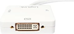 Adapter Mini DisplayPort na HDMI/DVI/DisplayPort LogiLink CV0045A, 0,15 m, bel
