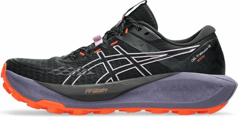 Tekmovalne tekaške škornje z Gore-Tex za ženske Asics Gel Trabuco 13 GTX, črne