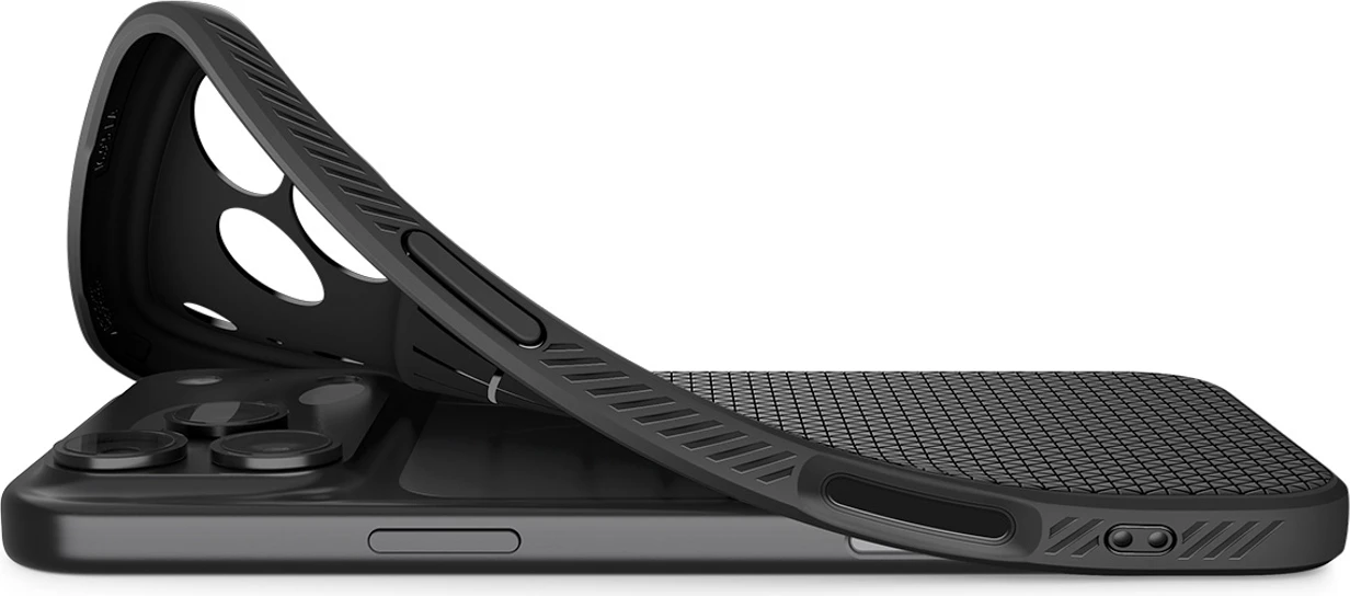 Ovitek Liquid Air za iPhone 17 Pro, Spigen, mat črn