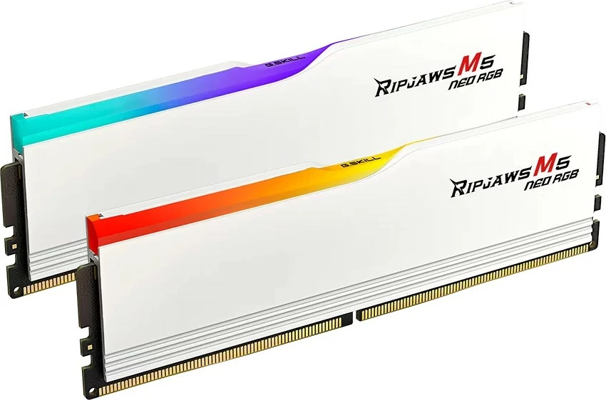 RAM memorija G.Skill Ripjaws M5 Neo RGB 32GB (2x16GB) DDR5 6000 MT/s, bela