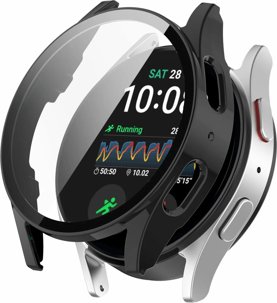 Zaščitni ovitek Tech-Protect Defense360 za Samsung Galaxy Watch 7 44 mm, črn