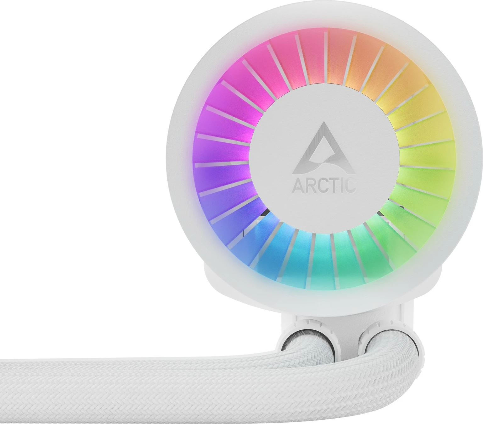 Vodna hladilna enota za CPU ARCTIC Liquid Freezer III 240 A-RGB, 12 cm, 48,82 CFM, bela