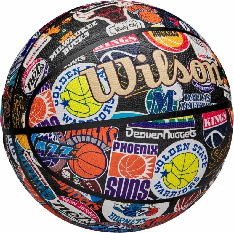 Številka 7 večbarvna košarkarska žoga, Wilson