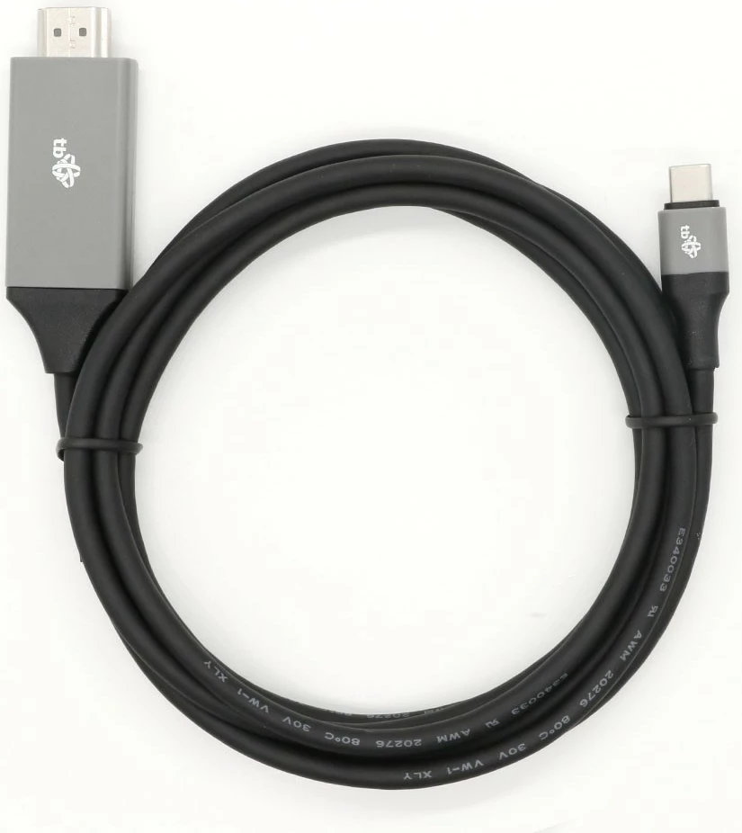 Kabel HDMI 2.0V na USB Type-C, 2 m, črn, TB