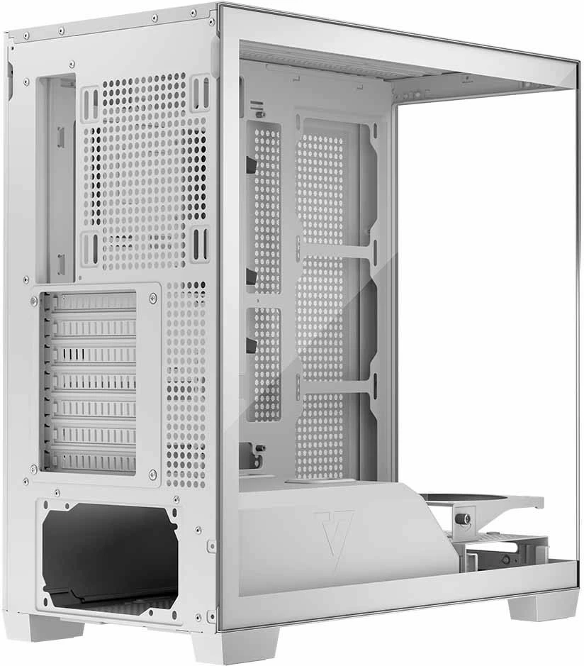 Računalniško ohišje MODECOM STELLAR NF ARGB 20, Midi Tower, ATX/ITX/Micro ATX, belo