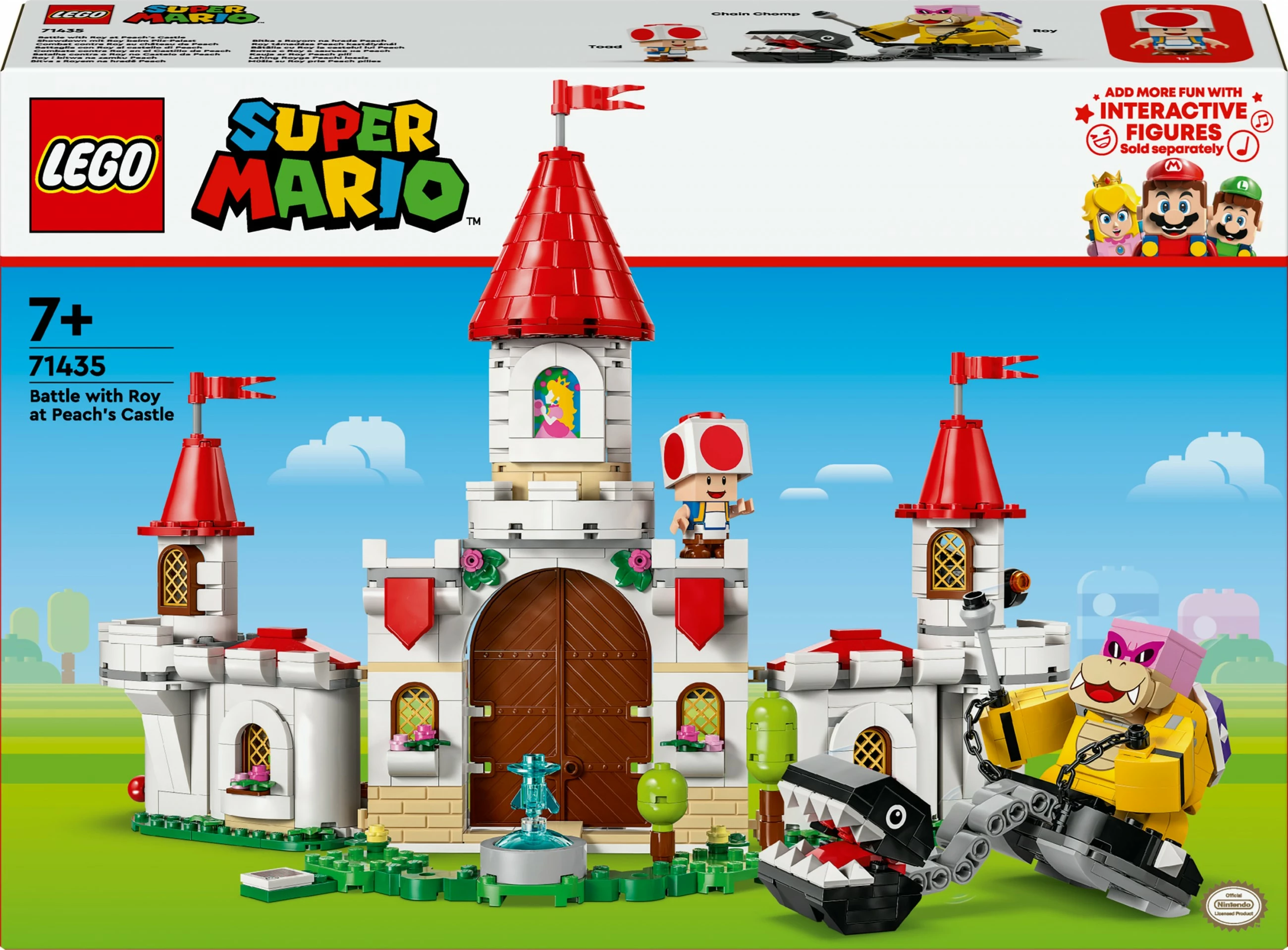 Set za sestavljanje Super Mario 71435, obračun z Royem, večbarven