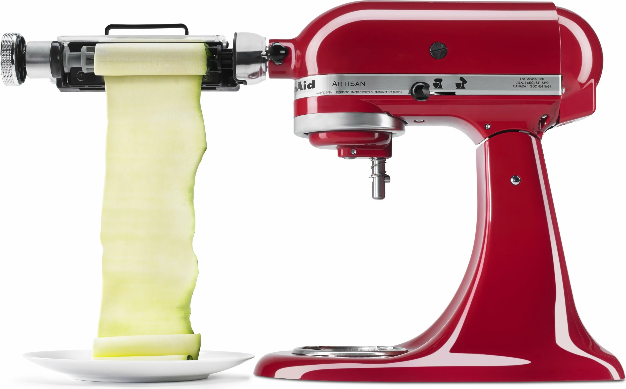 Pripomoček za rezanje zelenjave KitchenAid 5KSMSCA, kovina, pralne dele, srebrna