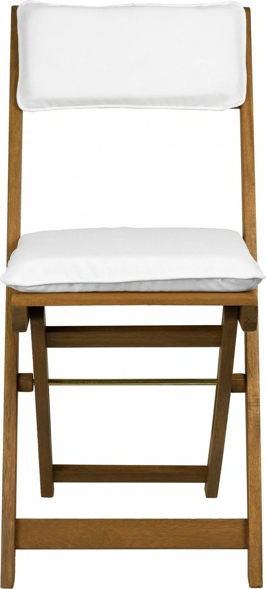 Vrtni pohištveni set iz lesa, Fieldmann FDZN 4003-T, rjav, 1 miza + 2 zložljivi stoli z blazinami