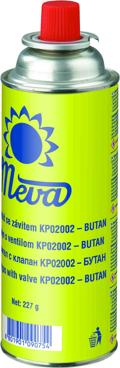 Plinska kartuša 227 g, z ventilom Meva KP02002
