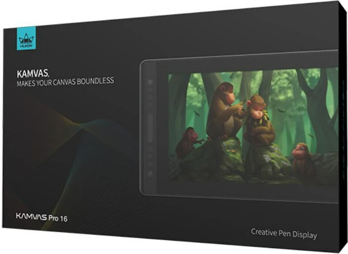 Grafični tablet Kamvas Pro 16, Full HD, črn HUION
