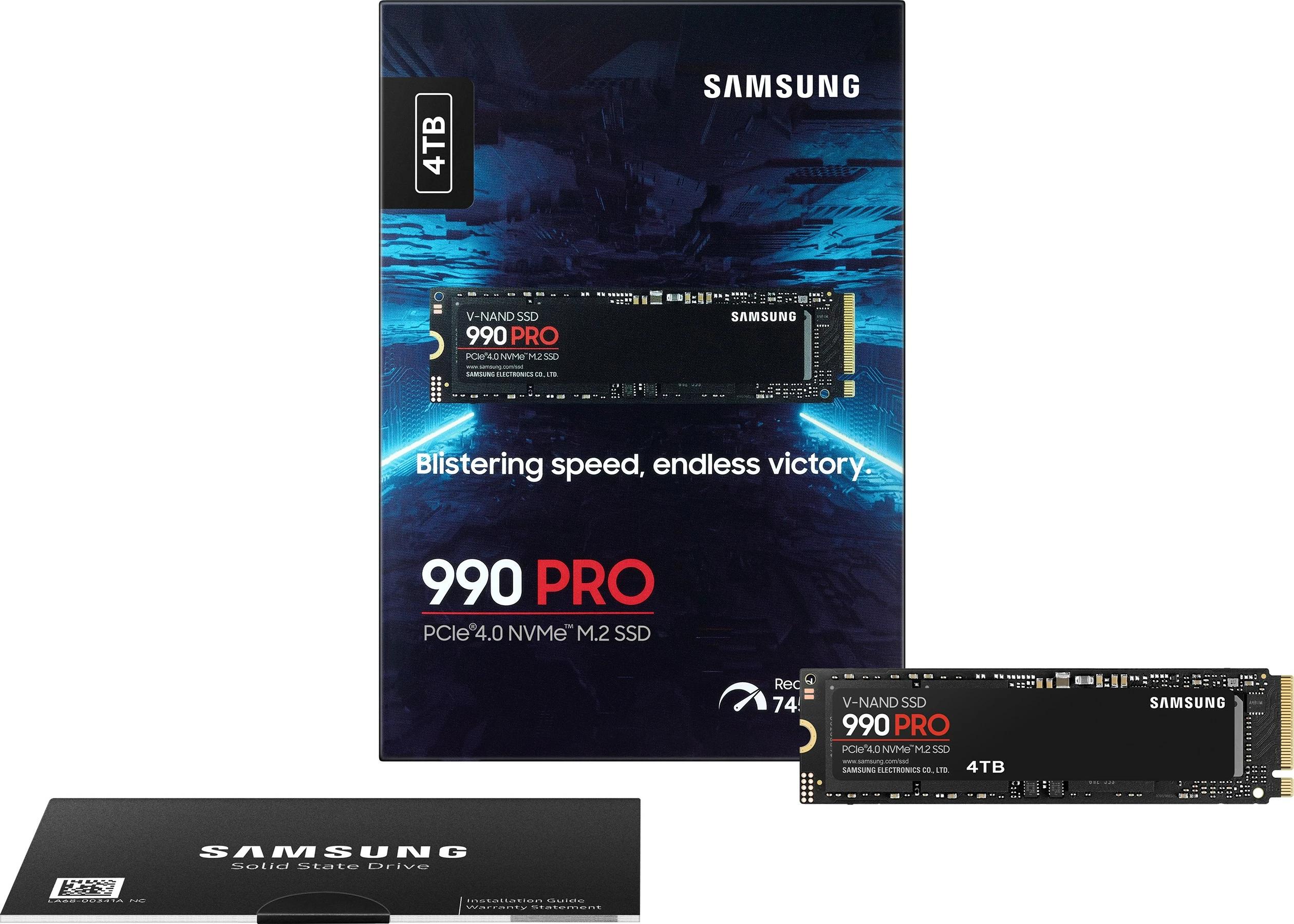 SSD visoke zmogljivosti 4 TB, M.2, Samsung 990 PRO