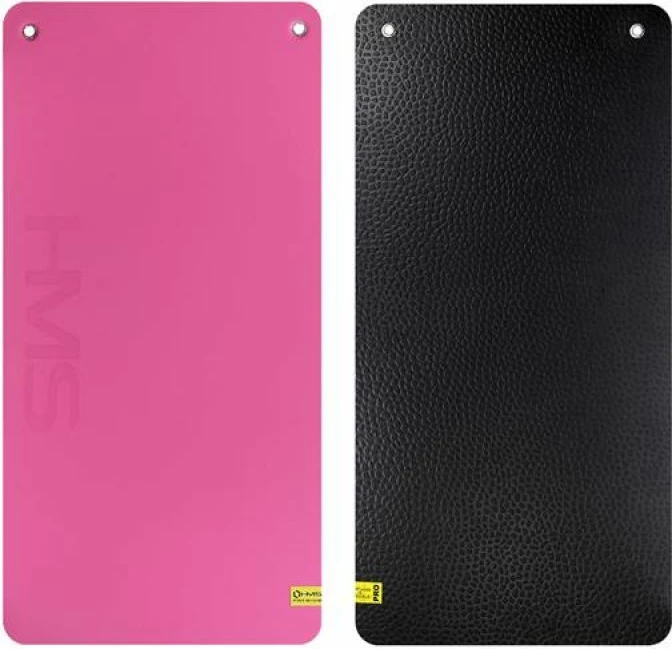 Fitnes blazina z luknjami HMS Premium MFK02, roza-črn