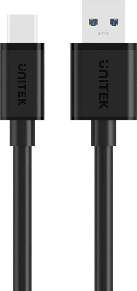 USB kabel USB 3.2 Gen 1 UNITEK Y-C474BK, USB A / C, črn