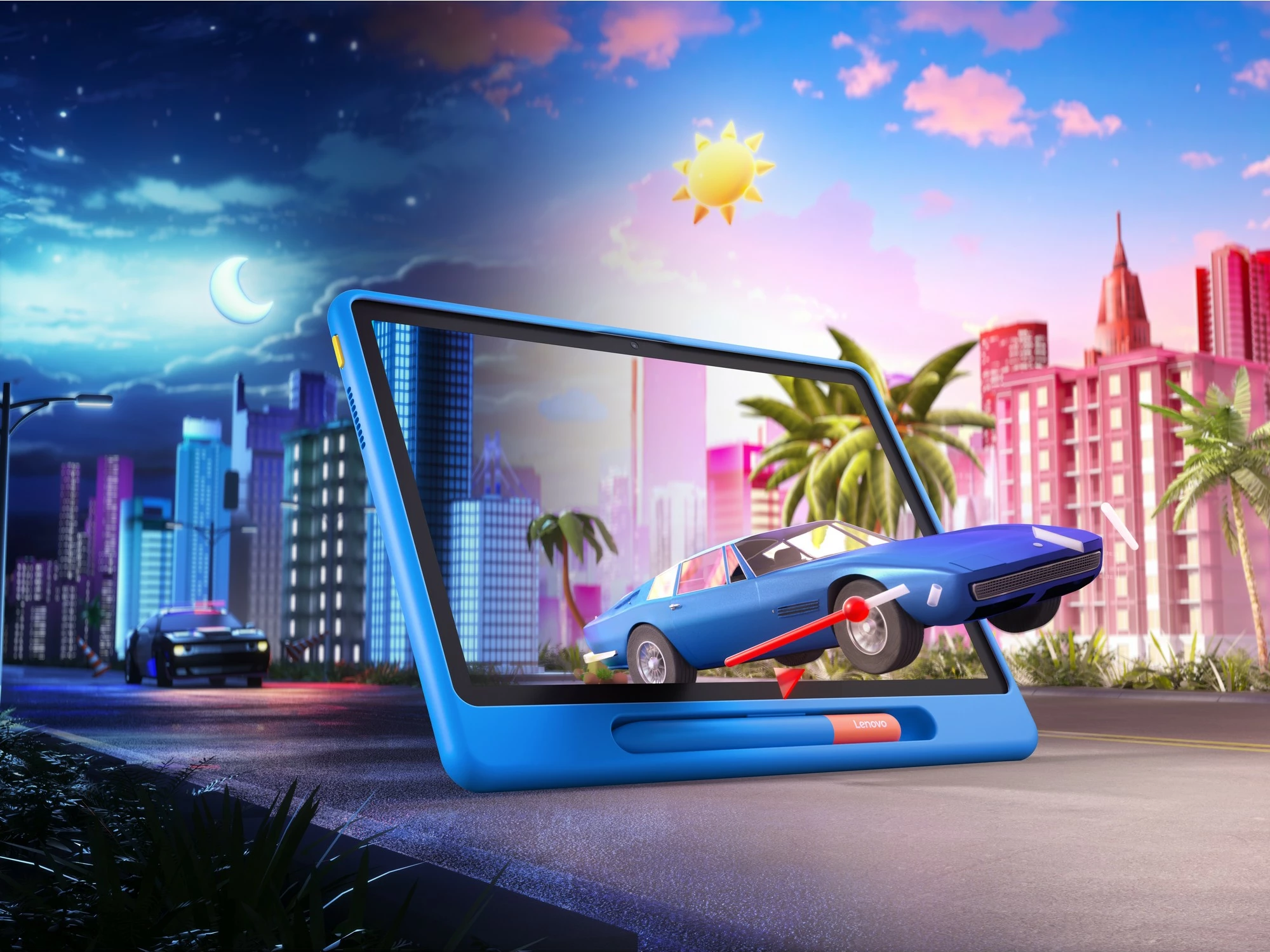 Tablični računalnik 64GB z ovitkom in pisalom Lenovo Tab 2025, črn