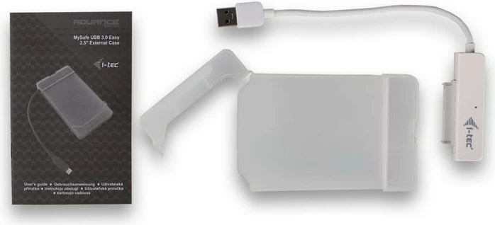 Zunanje računalniško ohišje i-tec MySafe USB 3.0 Easy, za HDD/SSD 2,5\", belo