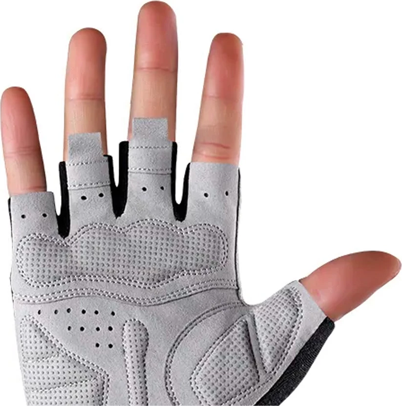 Dlančne rokavice za kolesarjenje Rockbros S109GR, L, siva