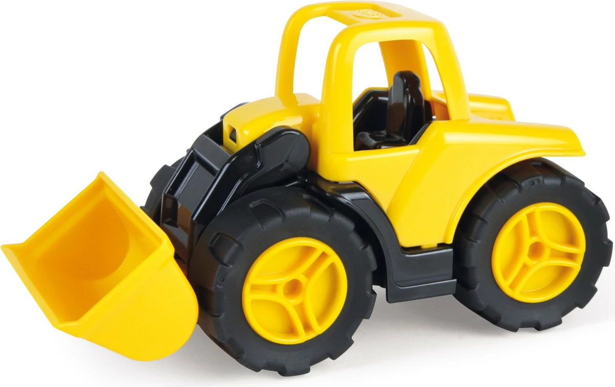 Igrača tovornjak Lena Workies, ABS plastika, za fante, rumeno/črn