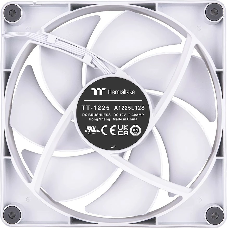 Ventilator za ohišje Thermaltake CT120 120 mm, 2 kosa, bel