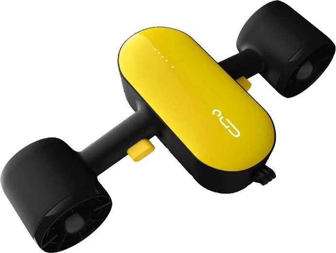 Podvodni skuter Geneinno S2, črn in rumen