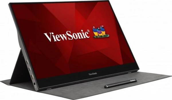 Prenosni zaslon 15,6" FHD IPS na dotik ViewSonic TD1655, srebrn