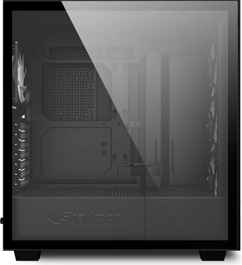 Ohišje Sharkoon Rebel C50 RGB, Full Tower, črno, kaljeno steklo, RGB