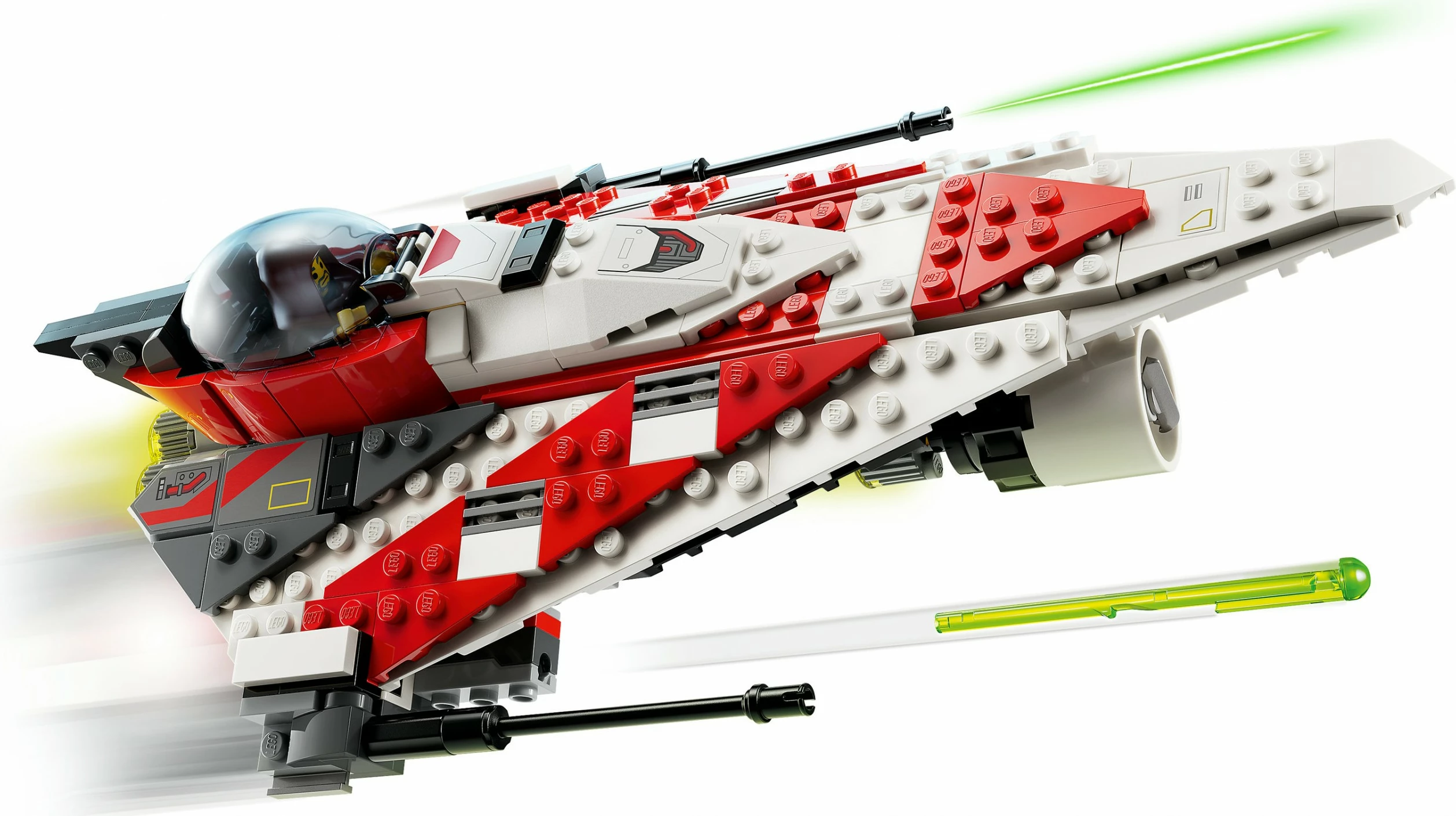 Set gradnje Jedi Bob's Starfighter, LEGO, 305 kosov, večbarven