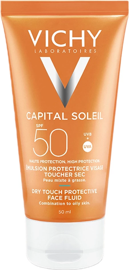 Matirajoča krema za obraz z zaščito SPF50, Vichy Capital Soleil, 50 ml