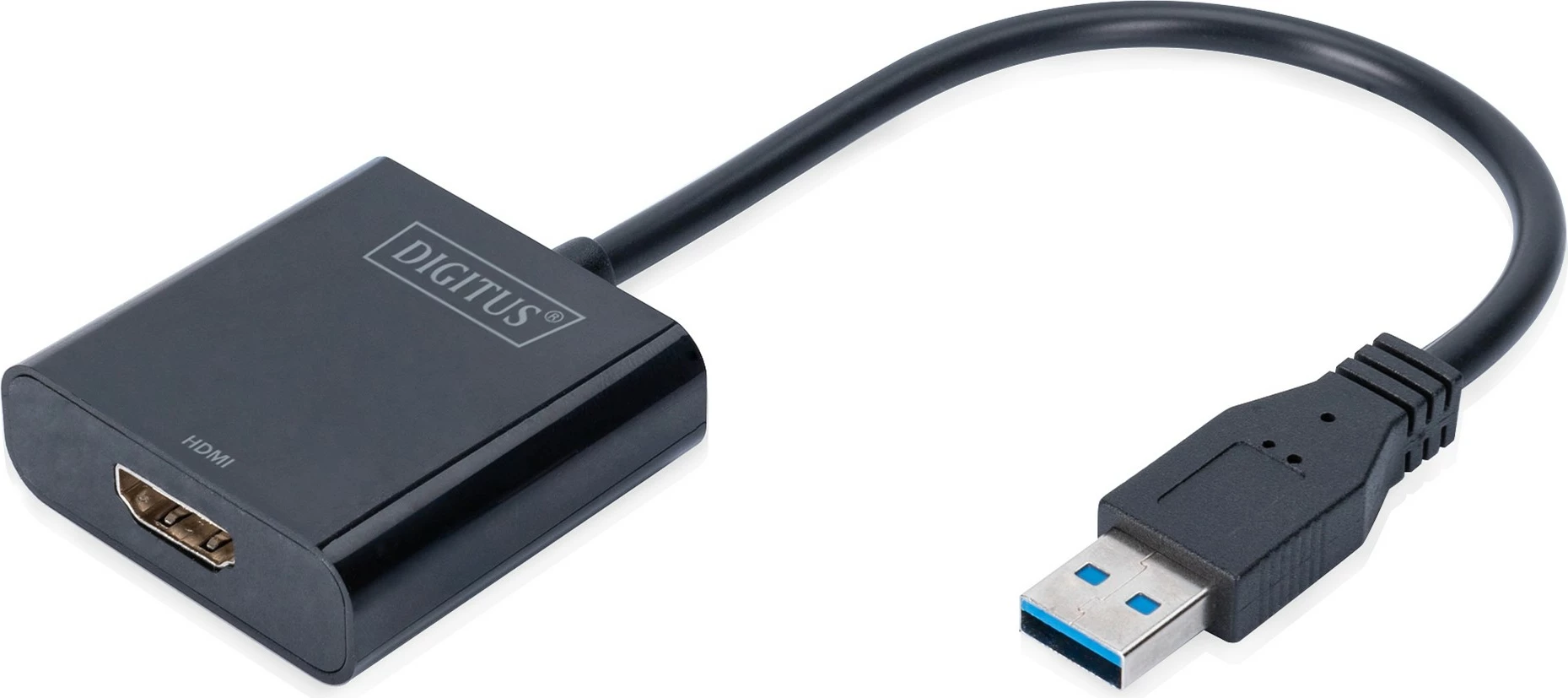 Adapter USB 3.0 v HDMI Digitus do 1080p, črn