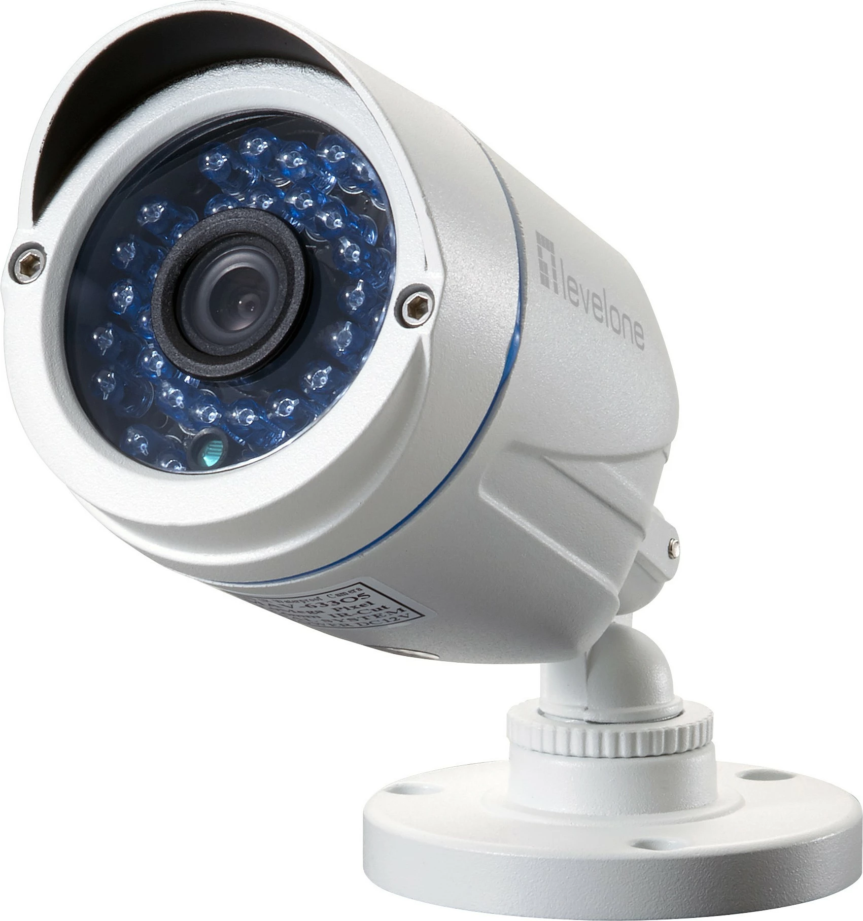 Sistem za nadzor LevelOne DSK-8001, z napeljavo, Bullet, BNC, za notranjo/zunanje uporabo, 18 m, 30 m