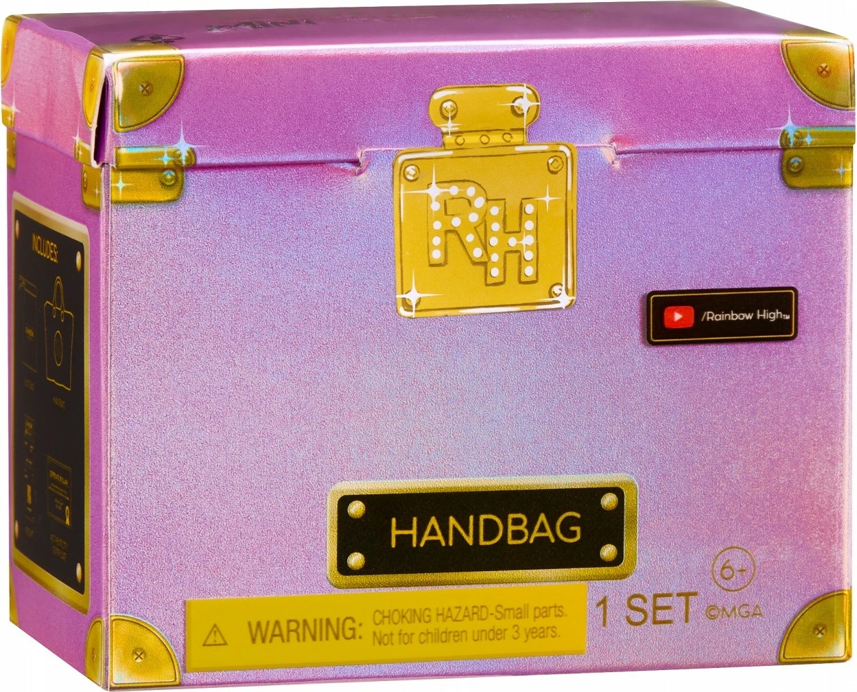 Set torbic za punčke, Rainbow High Accessories Studio Series 1, mešanica