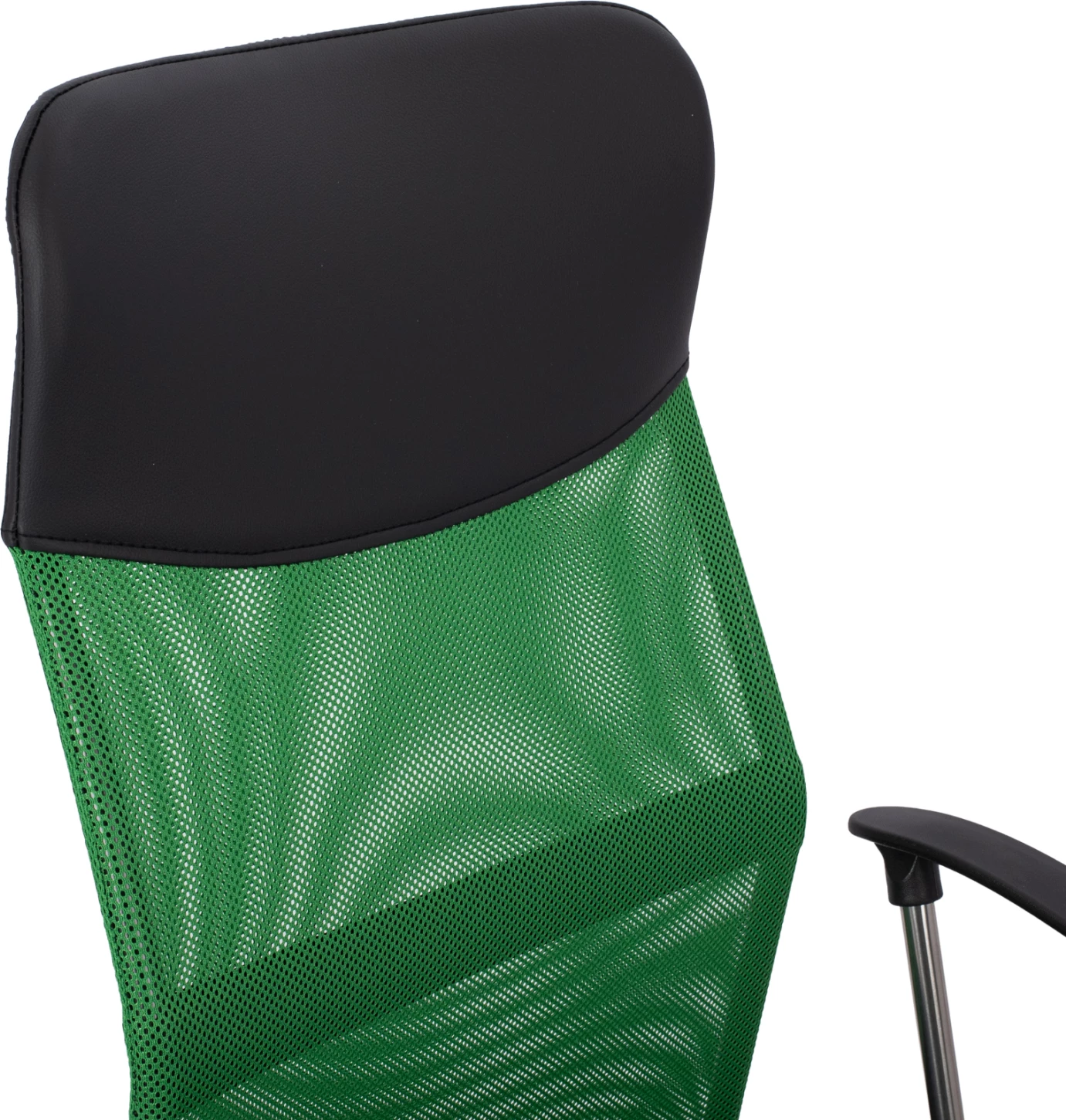 Pisarniški stol FH1000.03 Črna Zelena Mreža kromirana noga 61x58x118
