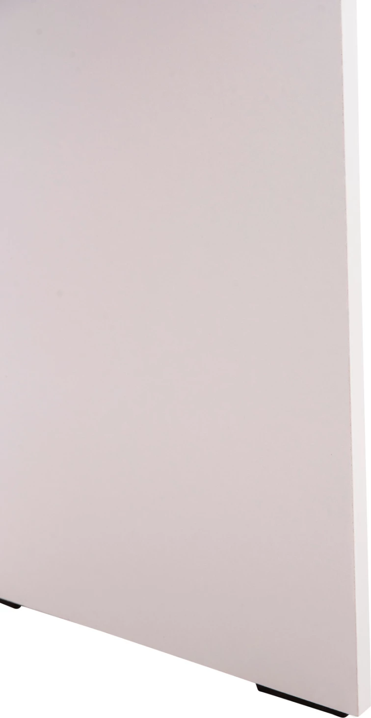 Toaletna miza z ogledalom in stolčkom CRYSTEL FH9938.01 melamin v beli barvi 74x39x155Hcm
