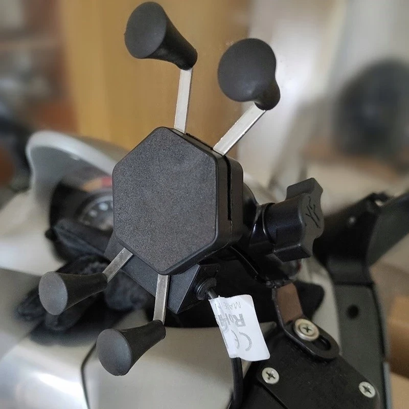 Držalo za telefon za motor FreedConn MC7C + BM2R, črno