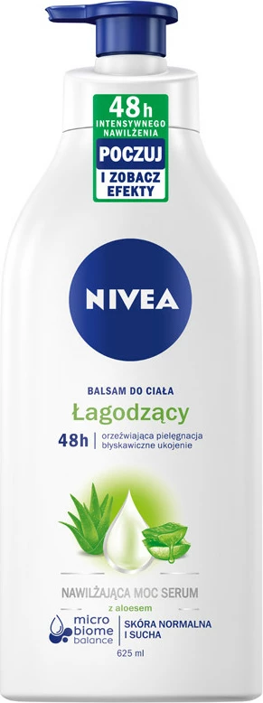 Vlažilni losjon za telo za ženske NIVEA Moisturizing Power Serum Soothing, 625 ml