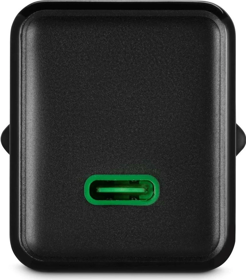 Kompakten in učinkovit polnilec Hama Supermini GaN 45W PD/QC, USB-C, črn