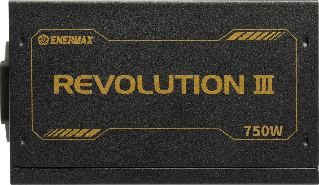 Napajalnik Enermax Revolution3 750W, 80 PLUS Gold, popolnoma modularen, črn