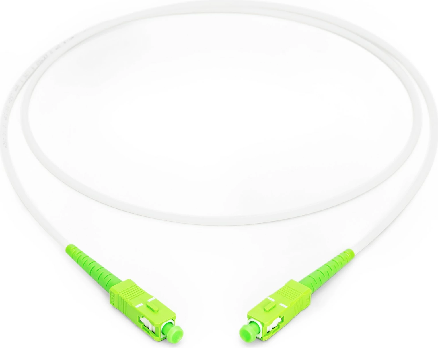 Optični kabel Digitus LWL Patchkabel SCA-SCA 1 m, enomodni, zeleno/bel