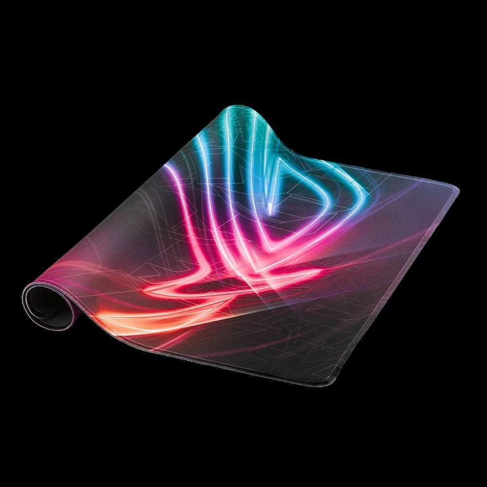 Gaming podloga za miško ASUS ROG Strix Edge, večbarvna, 450x400 mm, guma, protizdrsna