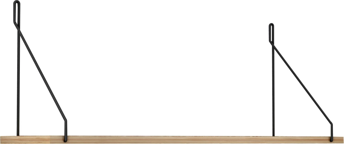 Stenska polica AGILAN FH9183.11 melamin v naravnem hrastu 72x20x27Hcm