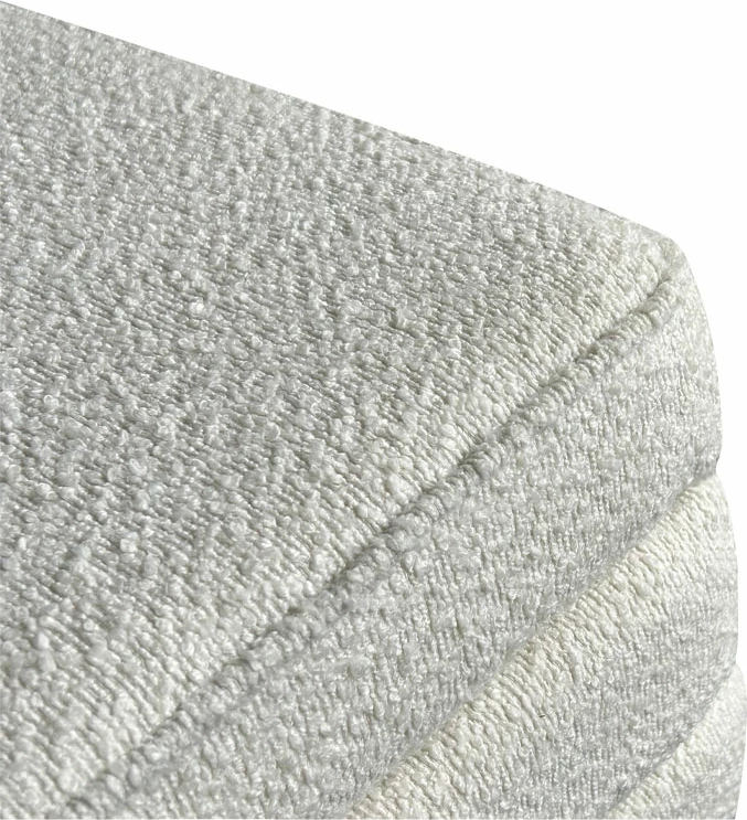 Tabure z shranjevalnim prostorom Slices, bel, 110x40x44