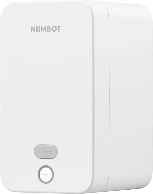 Prenosni tiskalnik etiket NIIMBOT K2, Bluetooth, širina 20–60 mm, kolut Ø110 mm do 1300 etiket, USB-B, bel