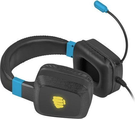Gaming slušalke z mikrofonom, črne in modre — Fury Raptor NFU-1584