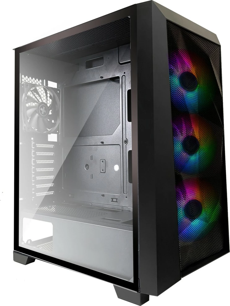 Sredinski stolp za računalnik Xilence Performance C XG131 X712.RGB, Midi Tower, ATX, ARGB, črn